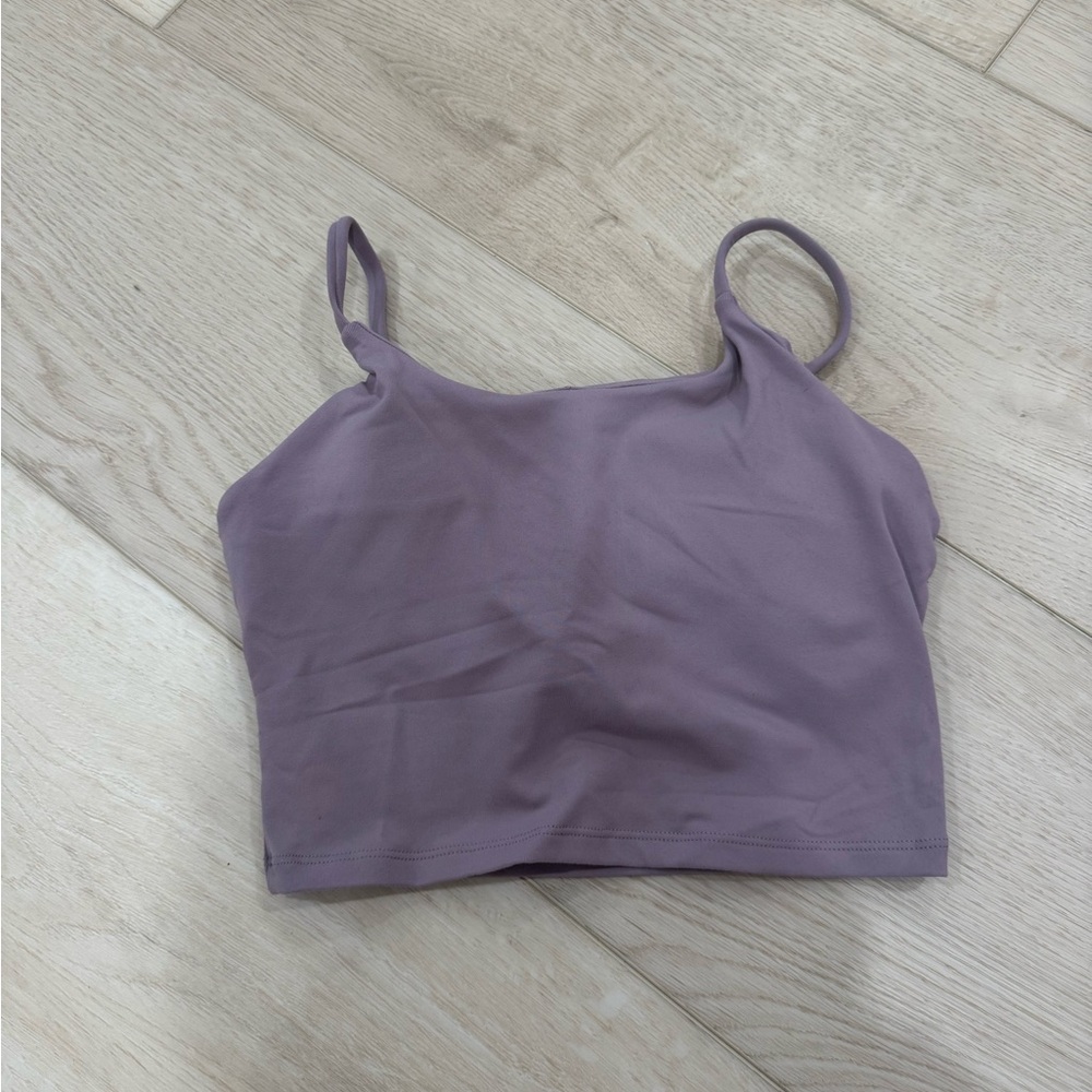 NWOT Amazon Women's Mauve Workout Top